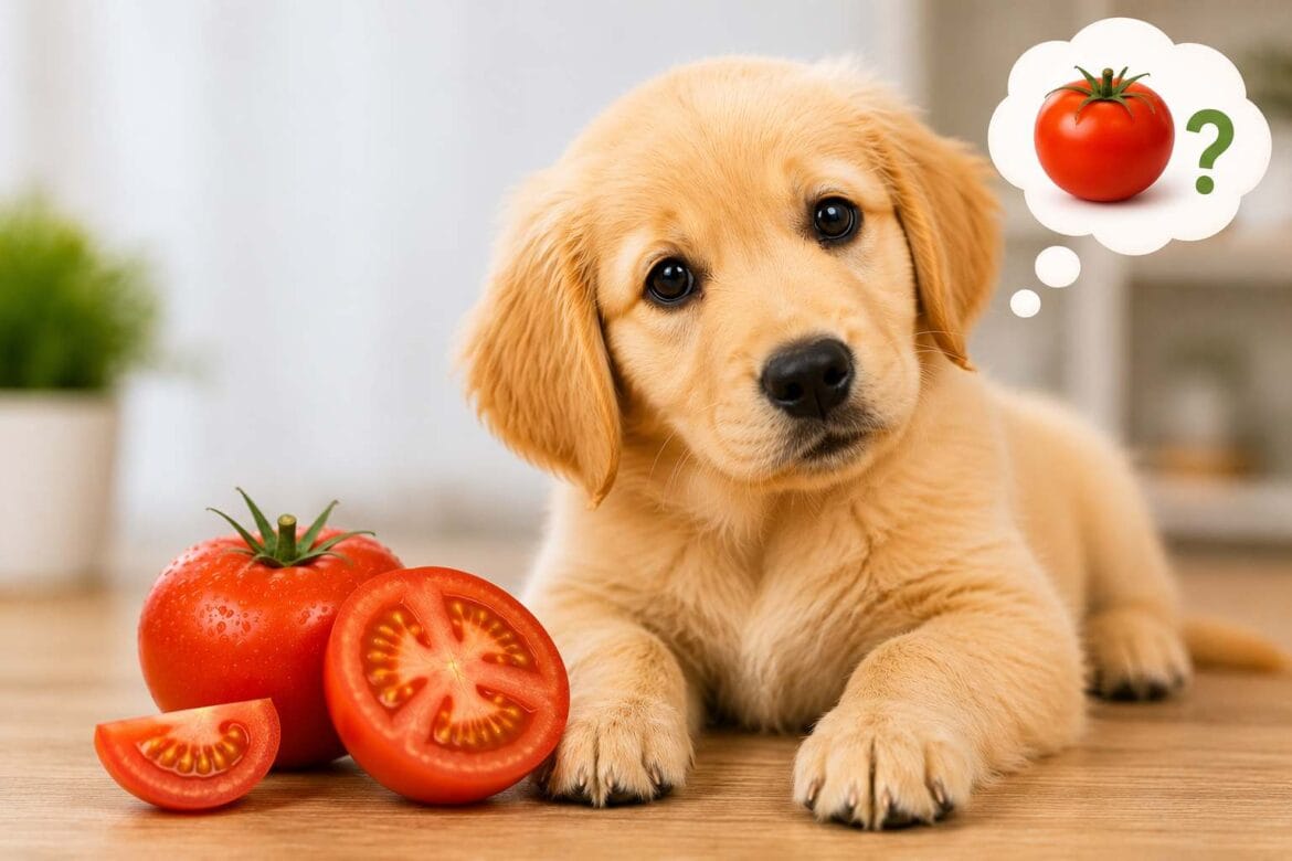 can puppies eat tomatoes