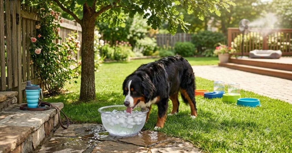 how to keep dogs cool outside