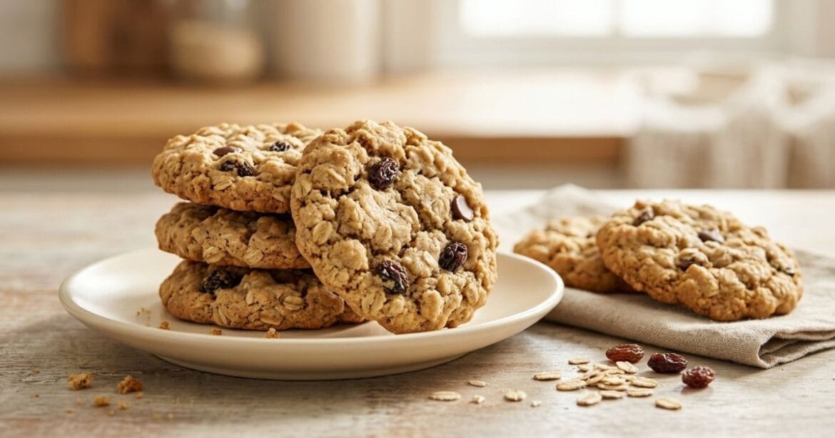 Chewy Oatmeal Cookies